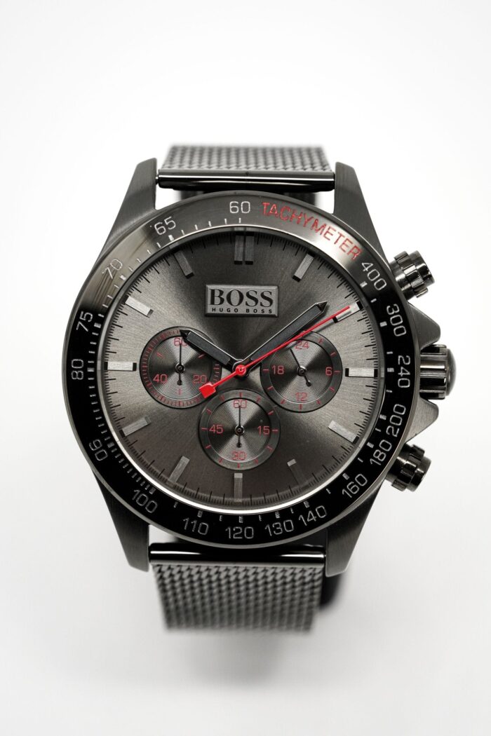 Hugo Boss Men's Watch Chronograph Ikon Grey Mesh - HB1513443 - Image 6